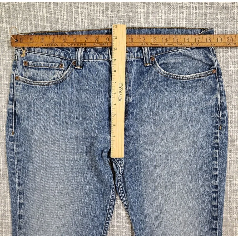 Levi's 511 Slim Fit Mid Rise Jeans Rugged Weight Blue Men's Tag 36x30 SEE DESC